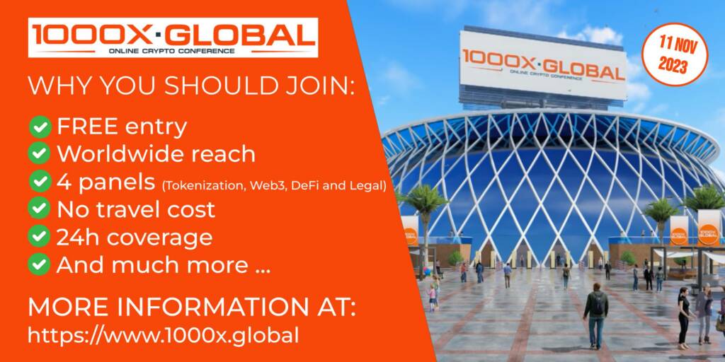 1000x.global Crypto Conference – The Future Of Crypto Goes Virtual On 11.11.2023!