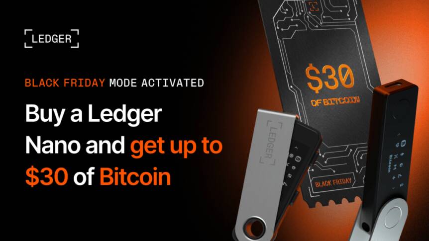 Ledger Black Friday 2023 Offer: Get Up To $50 In Bitcoin