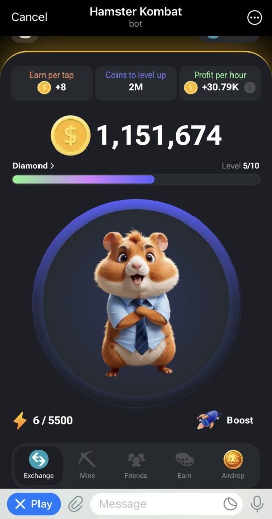 Hamster Kombat: The Clicker Crypto Game On Telegram