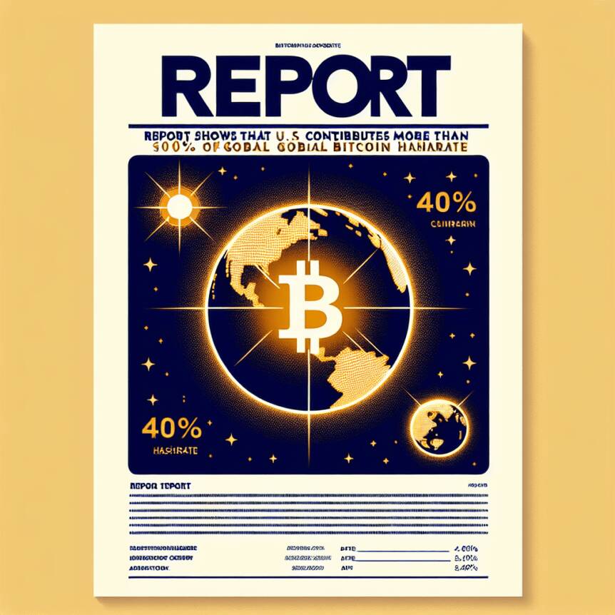 Report shows that US contributes more than 40% of global Bitcoin hashrate Report Shows That Us Contributes More Than 40% Of Global Bitcoin Hashrate
