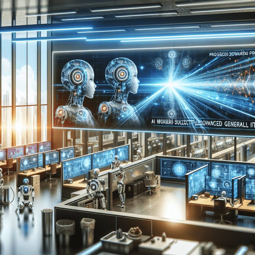 Sam Altman predicts that the first AI workers will be available this year, and OpenAI is making progress towards achieving AGI. Sam Altman Predicts That The First Ai Workers Will Be Available This Year, And Openai Is Making Progress Towards Achieving Agi.