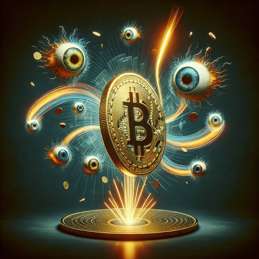 The New Bitcoin Campaign: Flipping Gold with Upside-Down Pics and Laser Eyes The New Bitcoin Campaign: Flipping Gold With Upside-down Pics And Laser Eyes