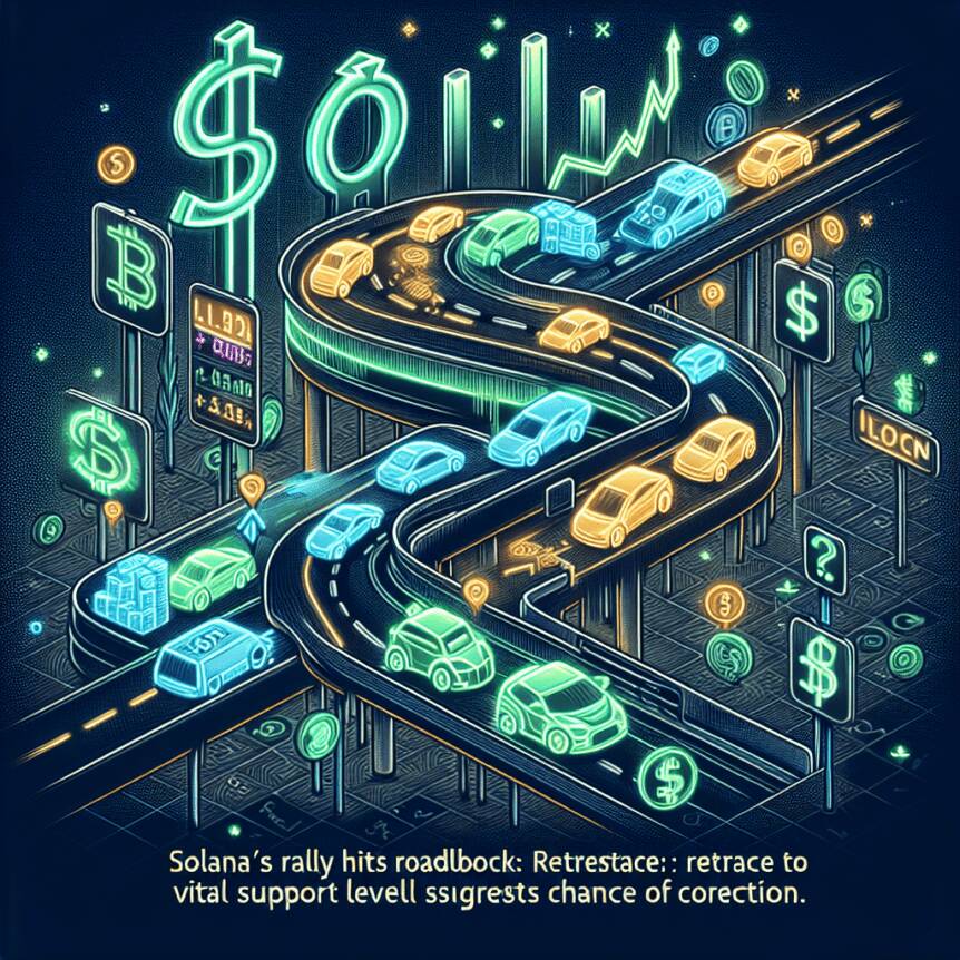Solana’s Rally Hits Roadblock: Retrace to Vital Support Level Suggests Chance of Correction Solana's Rally Hits Roadblock: Retrace To Vital Support Level Suggests Chance Of Correction
