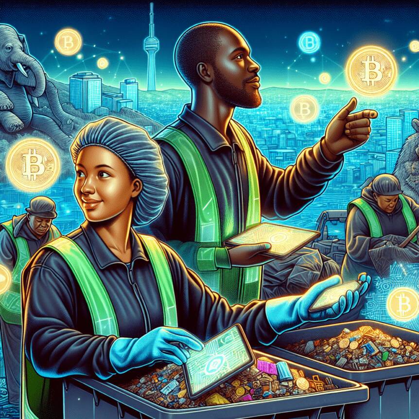 Garbage Collectors In Africa Earn Cryptocurrency To Provide For Their Families Through Refi