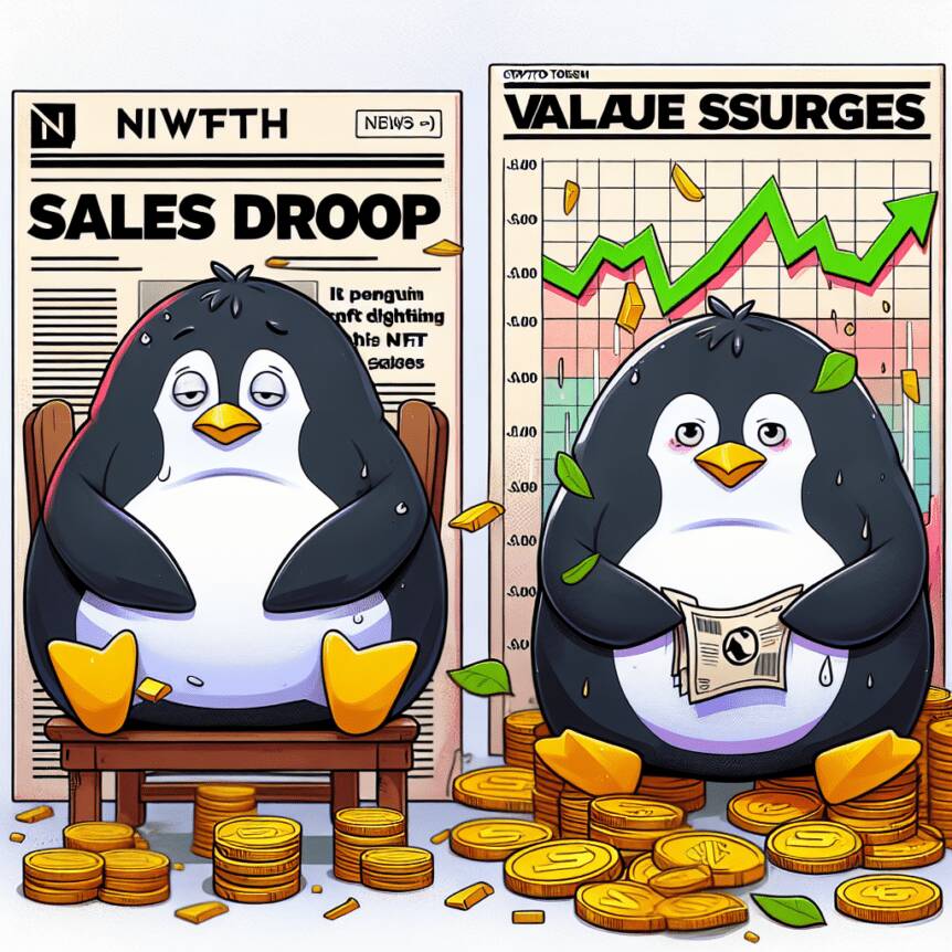 Sales Of Pudgy Penguins’ Nfts Plummet As Token Surges, According To Nifty Newsletter.