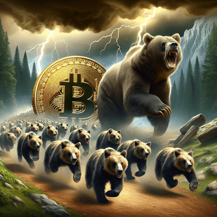 Bears Lead The Charge As Bitcoin Price Comes Under Increasing Pressure