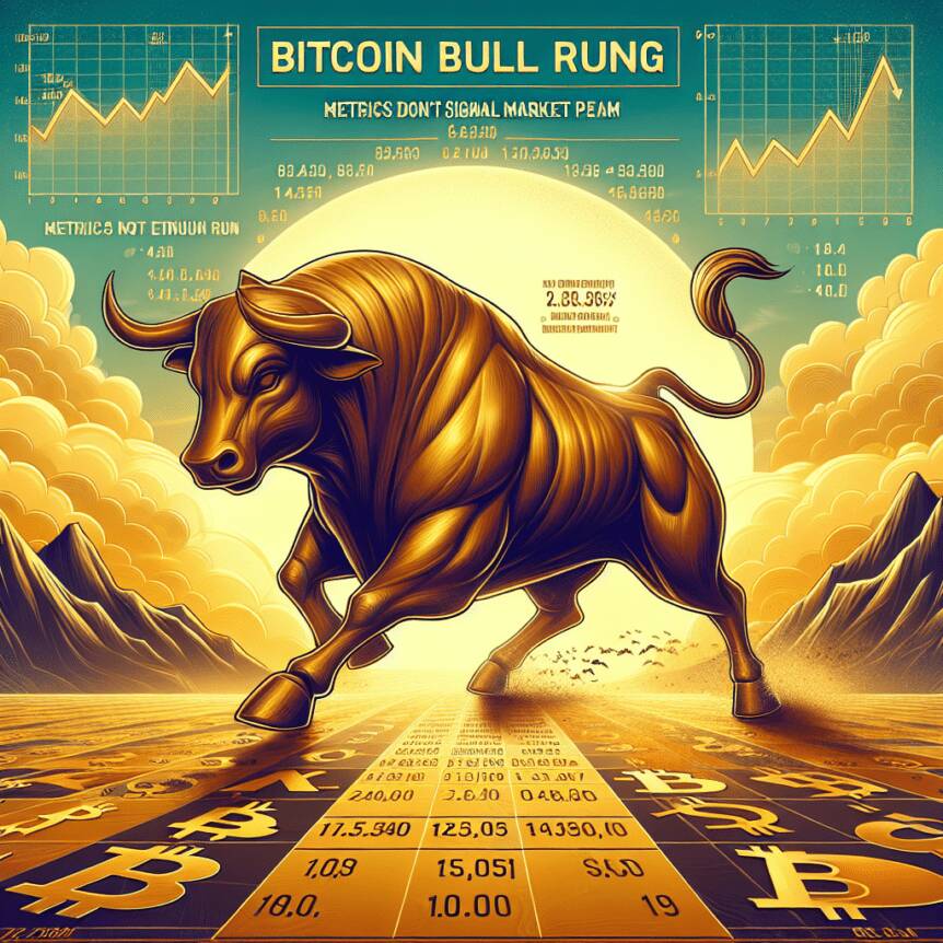 Analyst Reassures: Bitcoin Bull Run Not Ending, Metrics Don’t Signal Market Peak Analyst Reassures: Bitcoin Bull Run Not Ending, Metrics Don't Signal Market Peak
