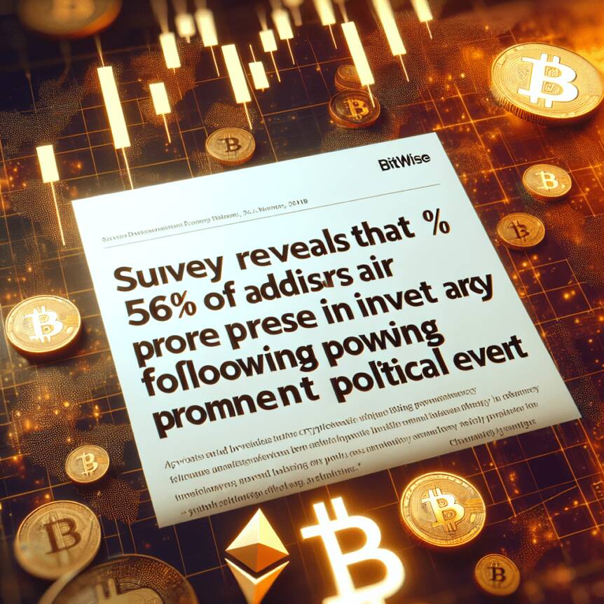Survey Finds That 56% Of Advisers Are More Inclined To Invest In Cryptocurrency Following Trump's Victory: Bitwise