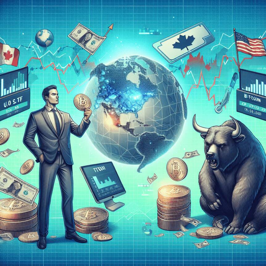 Comparison Of Bitcoin Etf Performance In Us And Canada: Top Investor Versus Underperformer