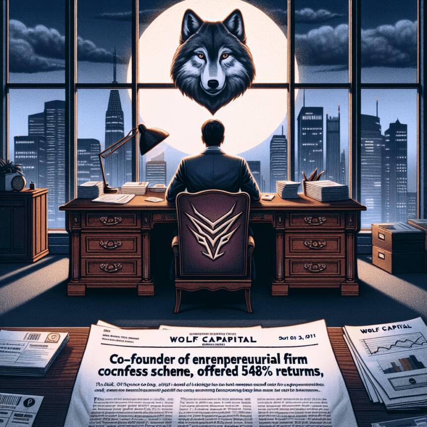 Co-founder Of Wolf Capital Confesses To $9.4m Ponzi Scheme, Offered 547% Returns