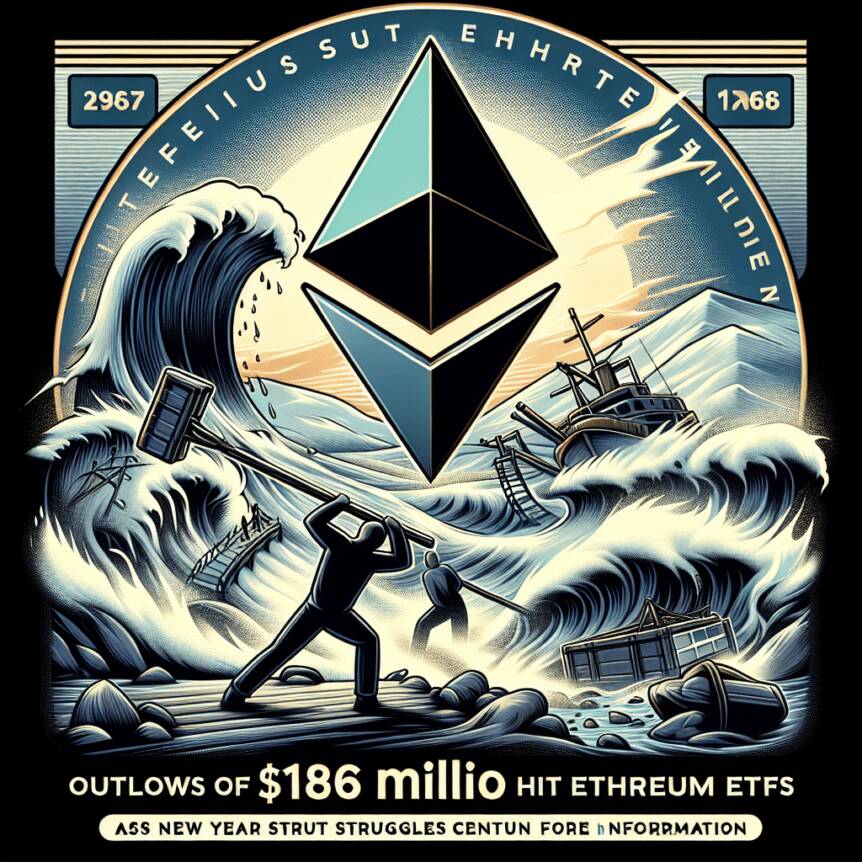 Outflows Of $186 Million Hit Ethereum Spot Etfs As New Year Struggles Continue - Read On For More Information