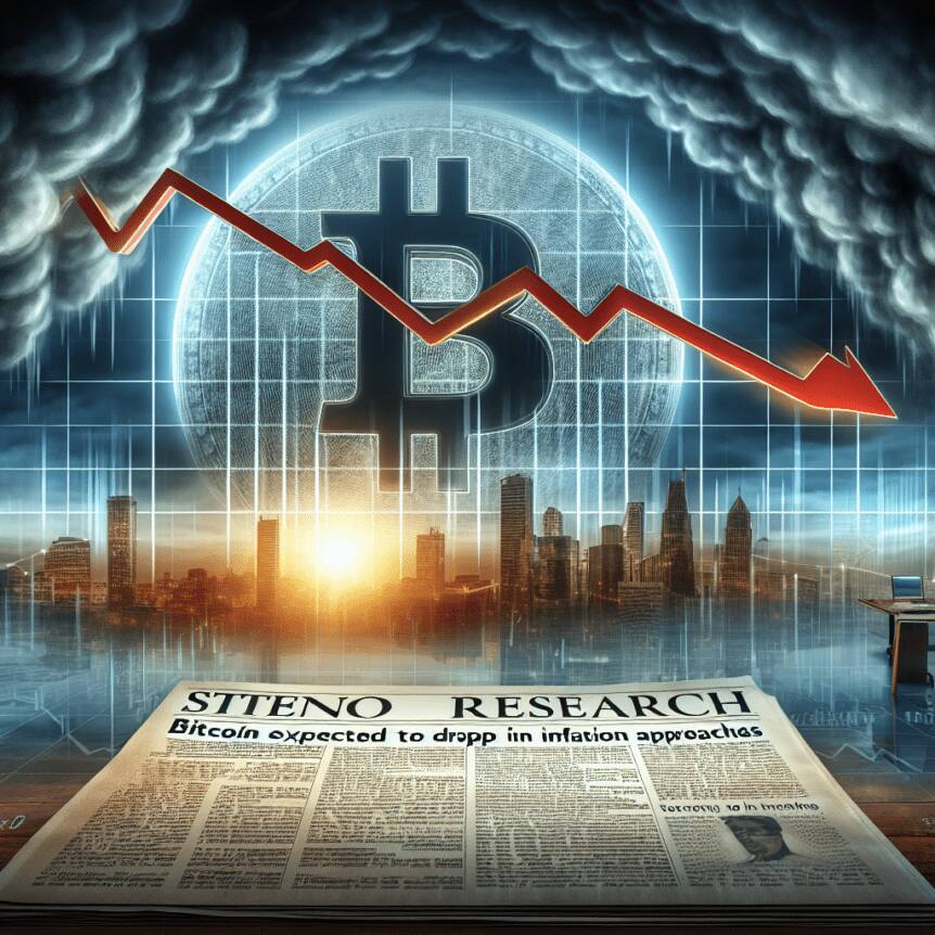 Bitcoin expected to drop more as inflation approaches, says Steno Research Bitcoin Expected To Drop More As Inflation Approaches, Says Steno Research