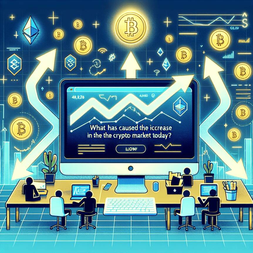 What has caused the increase in the crypto market today? What Has Caused The Increase In The Crypto Market Today?