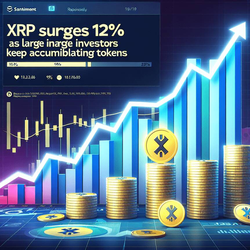 Xrp Surges 12% As Large Investors Keep Accumulating Tokens, Reports Santiment