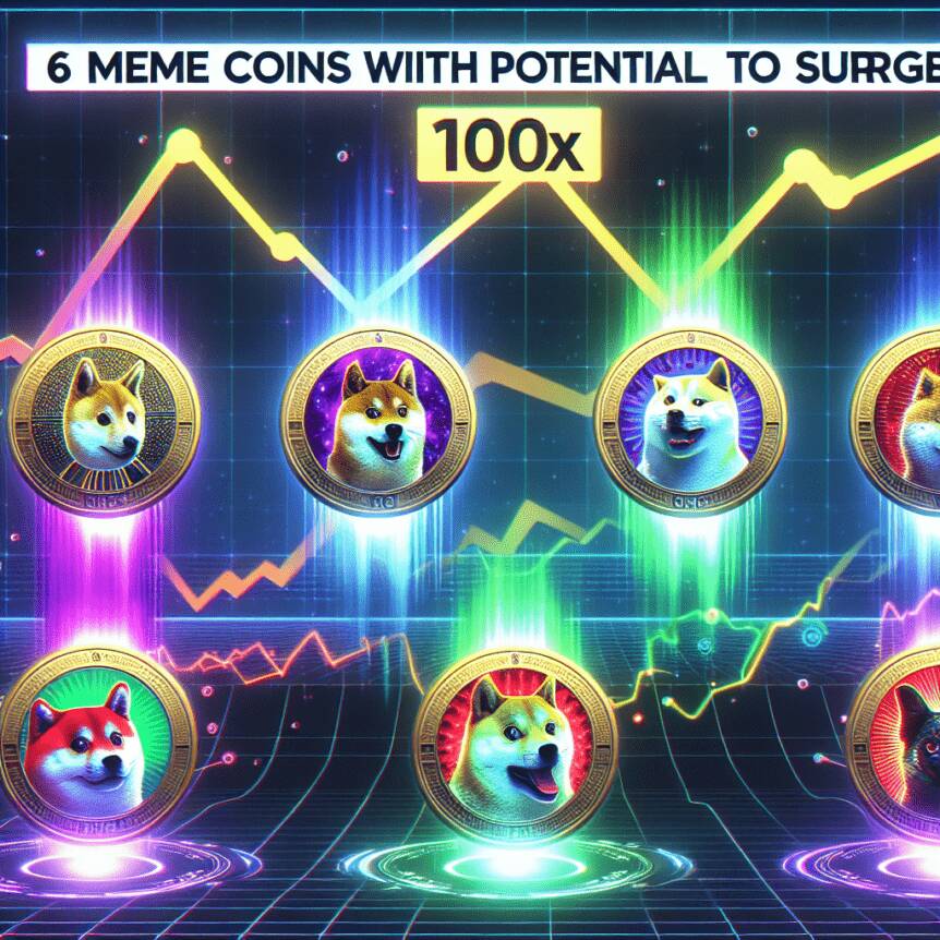 6 Meme Coins With Potential To Surge 100x Like Doge