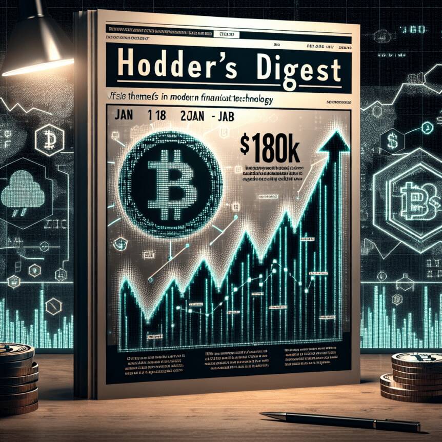 Btc's Realistic $180k Price Target, Nfts See Decline In 2024, And Other Top Stories: Hodler's Digest Jan 12-18