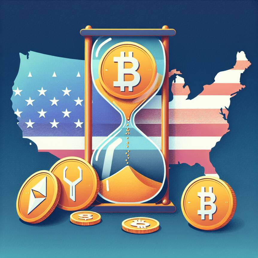 Cryptocurrency Stocks In The Us Decline As The Industry Remains On Hold For Trump's Decision.