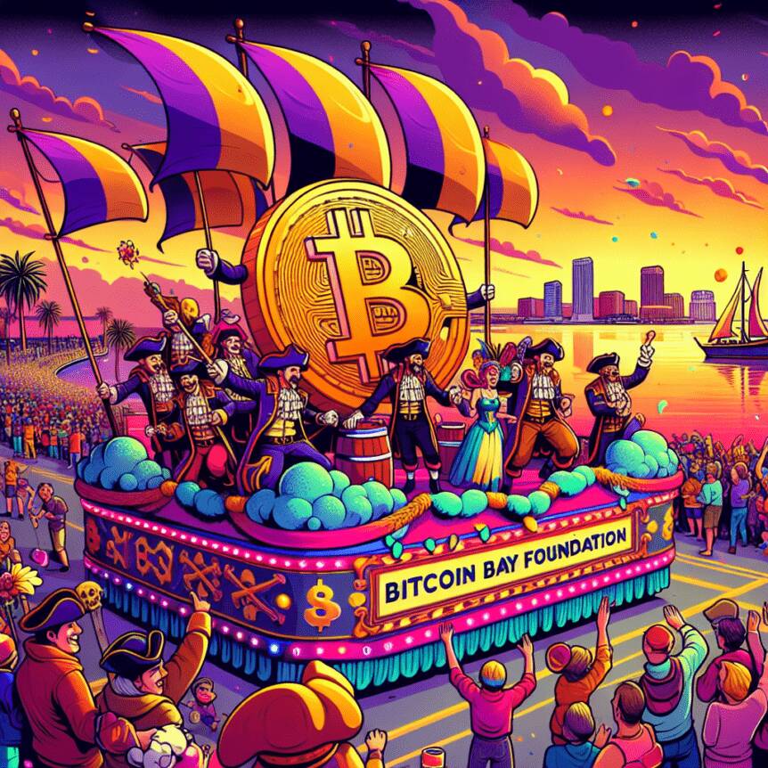 Bitcoin Bay Foundation Creates A Splash In Tampa Bay By Joining The Gasparilla Parade Of Pirates