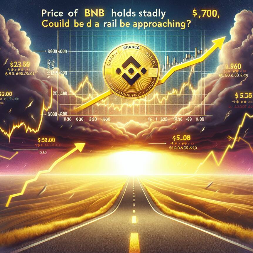 Price Of Bnb Holds Steady Under $700: Could A Rally Be Approaching?