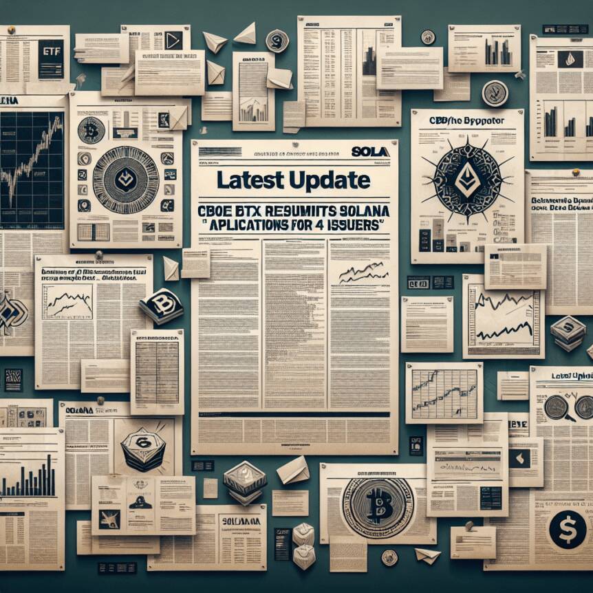 Cboe BZX Resubmits Solana ETF Applications for 4 Issuers: Latest Update! Cboe Bzx Resubmits Solana Etf Applications For 4 Issuers: Latest Update!