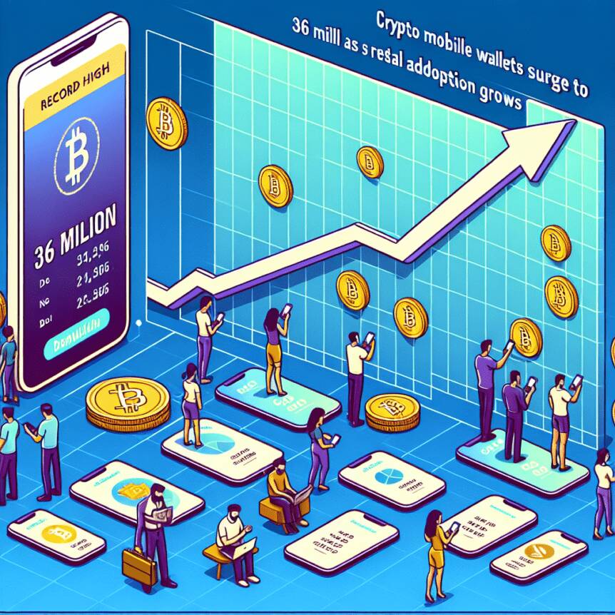 Record High: Crypto Mobile Wallets Surge To 36 Million As Retail Adoption Grows