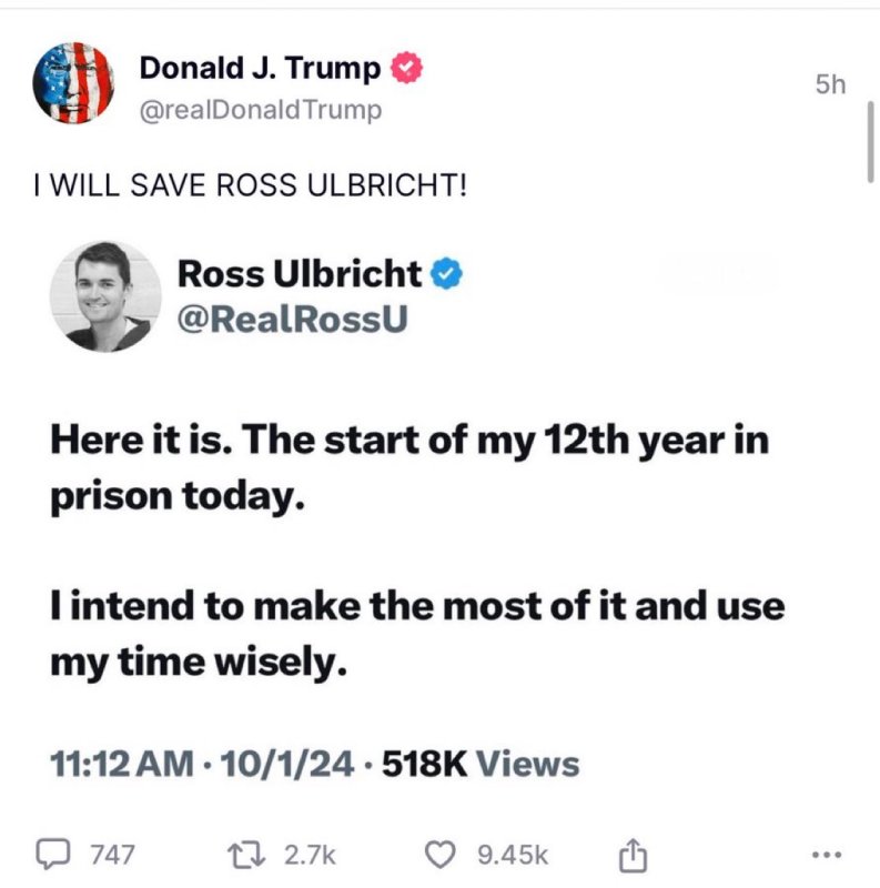 Ross Ulbricht's Fate Will Be Decided By Donald Trump In One Week
