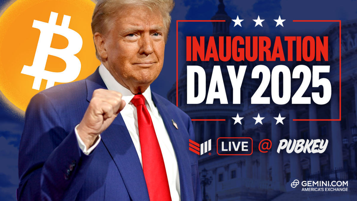 Watch: President Donald Trump's Inauguration Featuring Bitcoin