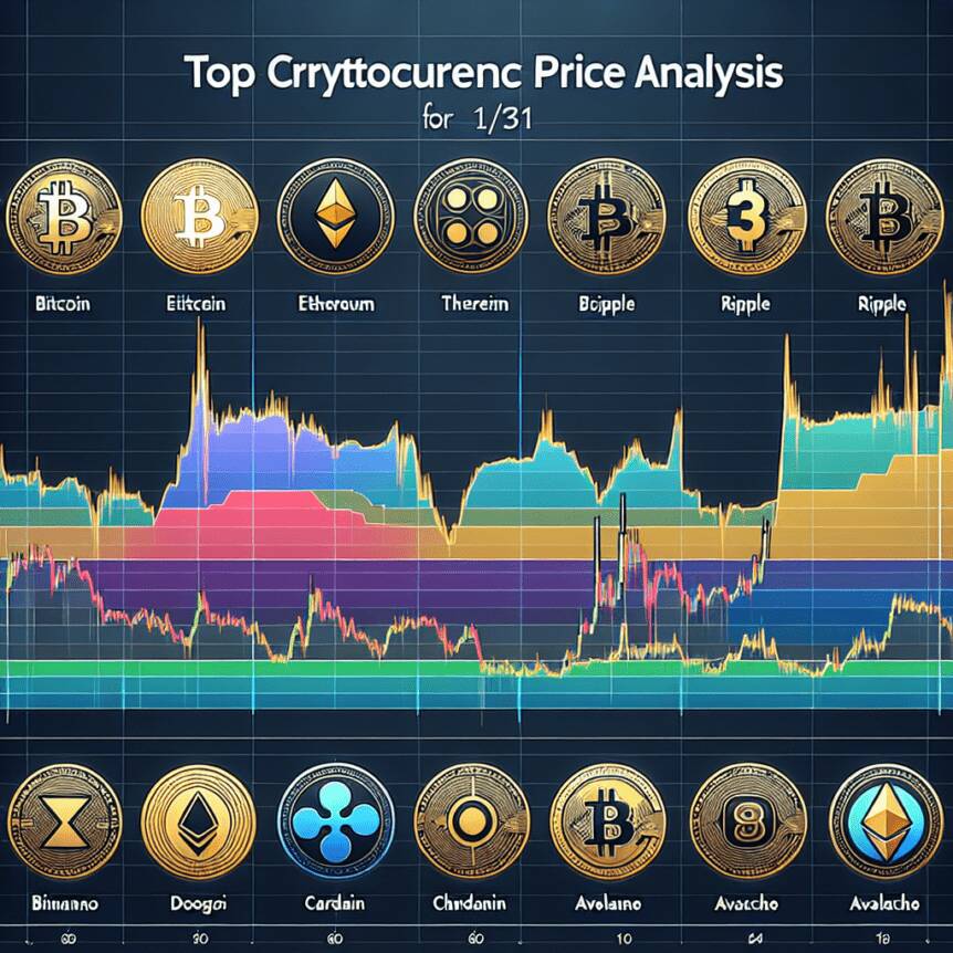 Top Cryptocurrency Price Analysis For 1/31: Bitcoin, Ethereum, Ripple, Solana, Binance Coin, Dogecoin, Cardano, Chainlink, Avalanche, Stellar