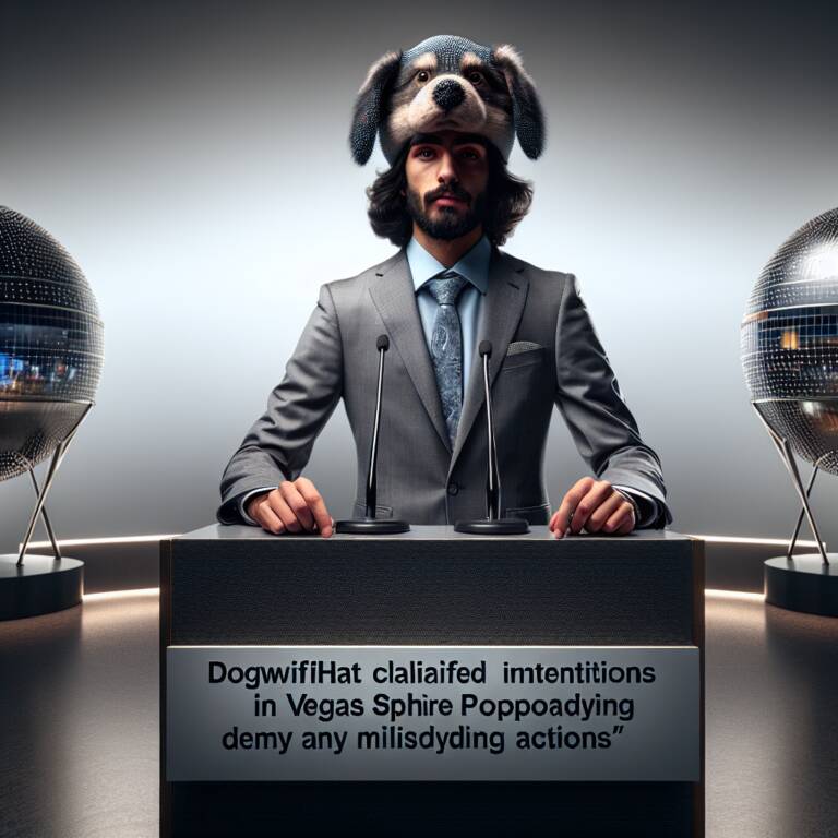 Dogwifhat Clarifies Intentions In Vegas Sphere Proposal, Denying Any Misleading Actions