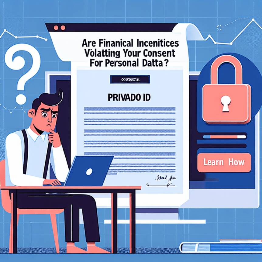 Are Financial Incentives Violating Your Consent For Personal Data? Learn How Privado Id Can Help!
