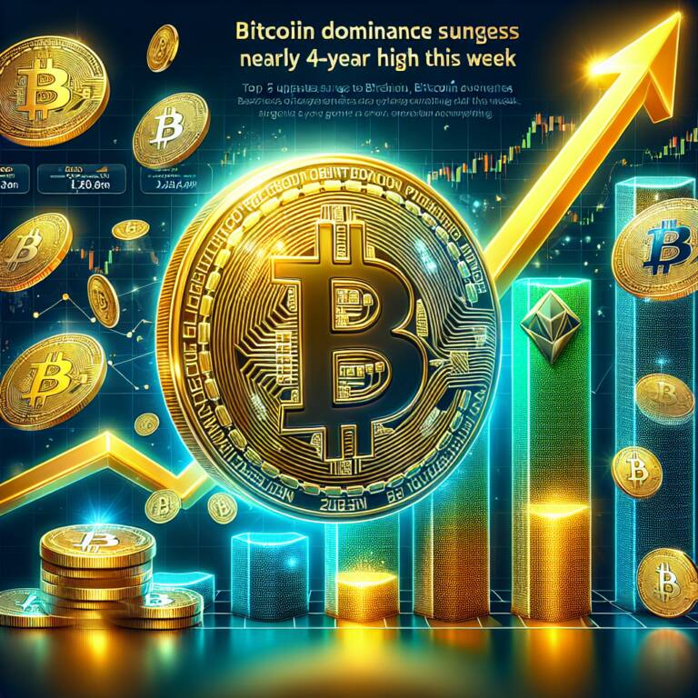 Bitcoin Dominance Surges To Nearly 4-year High: Top 5 Updates For Bitcoin Enthusiasts This Week
