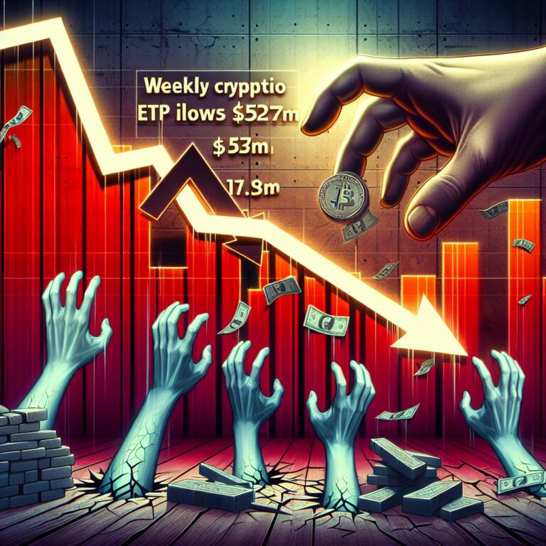 Decrease In Weekly Crypto Etp Inflows To $527m Due To Deepseek Panic And Trump Tariffs