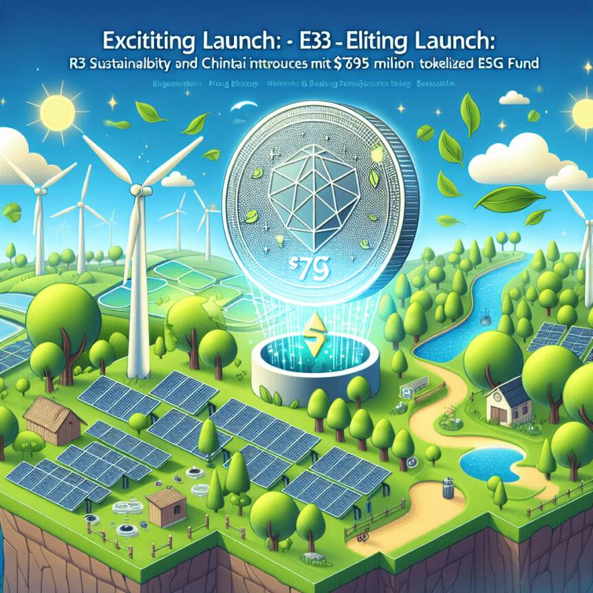 Exciting Launch: R3 Sustainability And Chintai Introduce $795 Million Tokenized Esg Fund