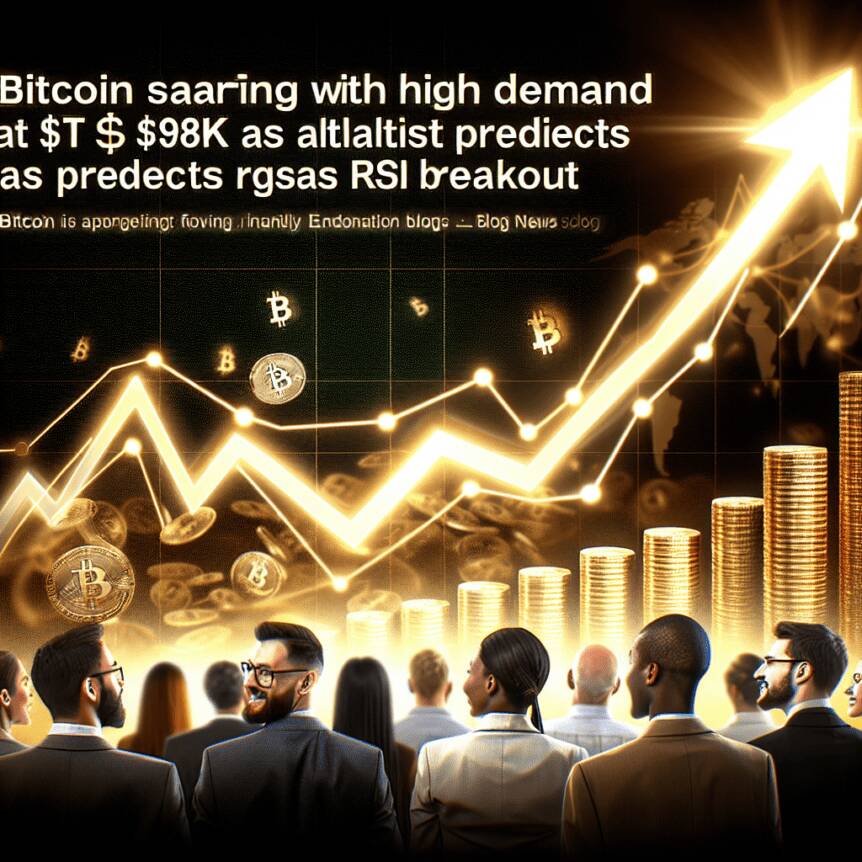 Bitcoin Soaring With High Demand At $98k As Analyst Predicts Rsi Breakout