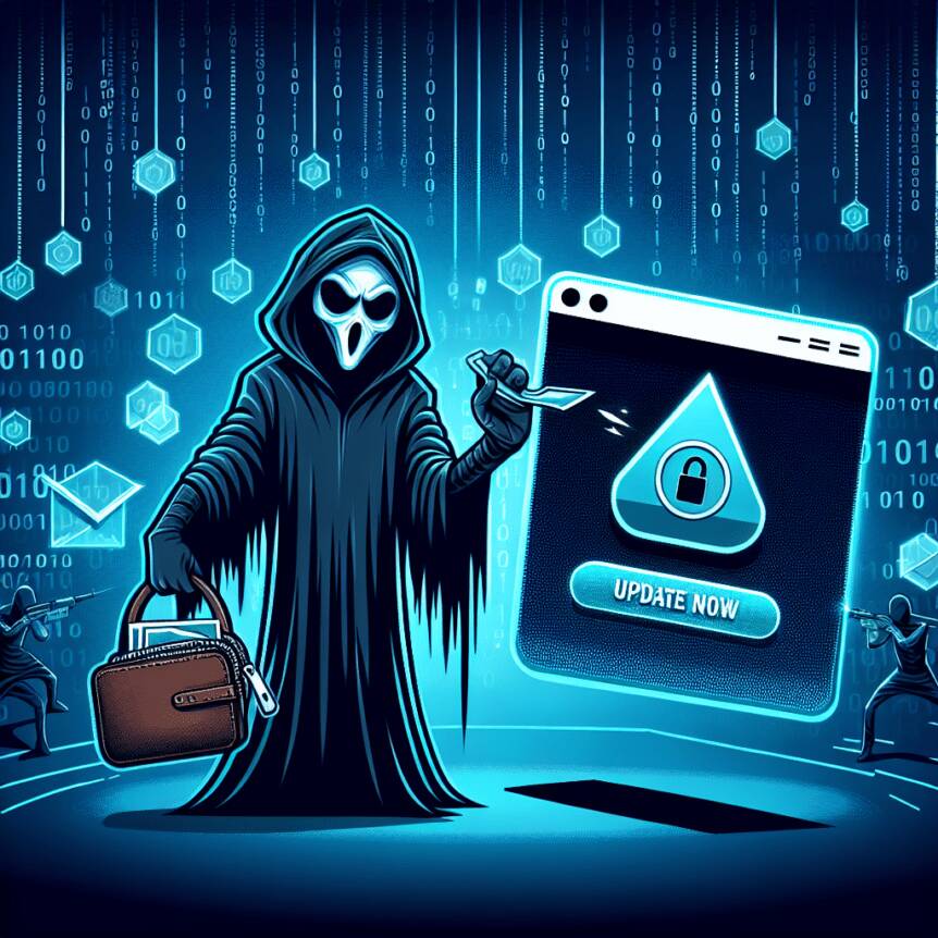 Beware: Phantom Wallet Users Under Siege By Phishing Attackers With Deceptive Update Pop-ups