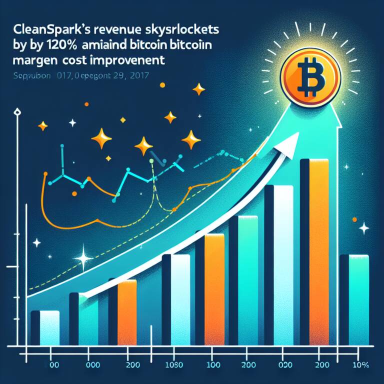 Cleanspark's Revenue Skyrockets By 120% Amid Bitcoin Margin Cost Improvement