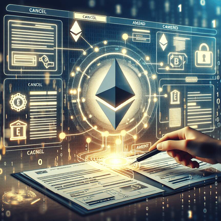 How to Cancel or Amend a Pending Ethereum Transaction How To Cancel Or Amend A Pending Ethereum Transaction