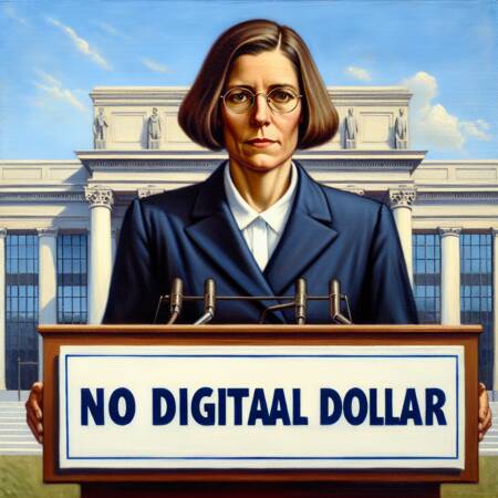 Federal Reserve Chair Announces Decision Against Launching Digital Dollar