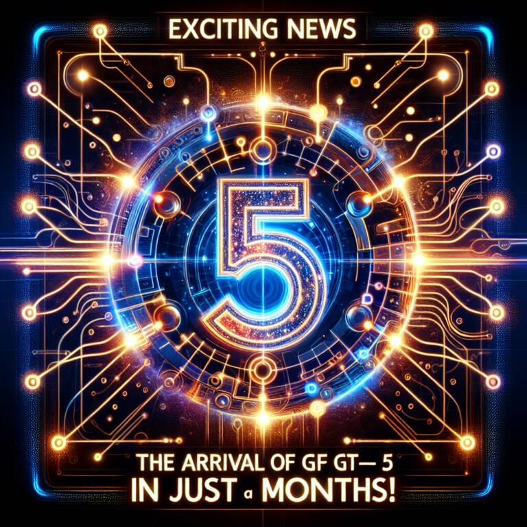Exciting News: Openai Ceo Sam Altman Expects Arrival Of Gpt-5 In Just A Few Months!
