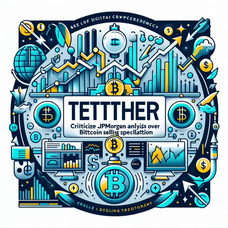 Tether Criticizes Jpmorgan Analysts Over Bitcoin Selling Speculation