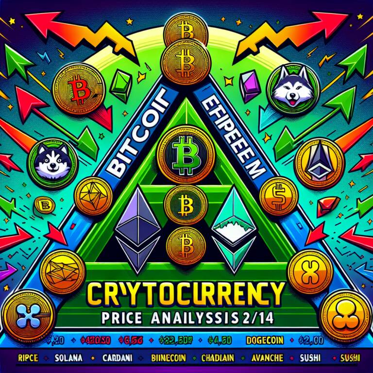 Cryptocurrency Price Analysis 2/14: Bitcoin, Ethereum, Ripple, Solana, Binance Coin, Dogecoin, Cardano, Chainlink, Avalanche, And Sushi