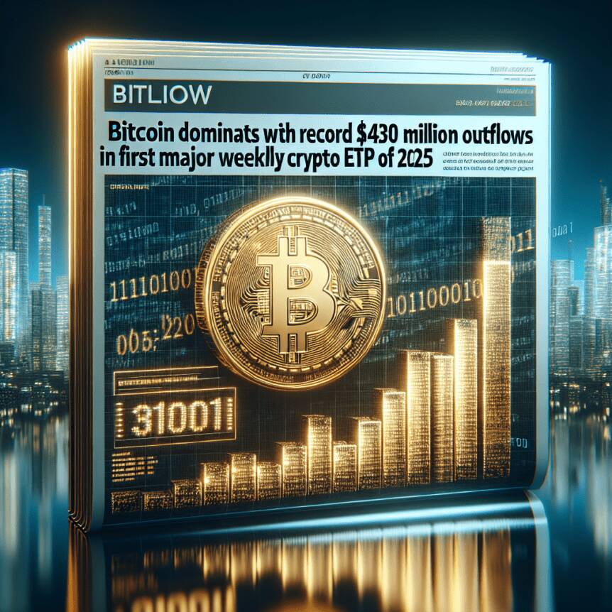 Bitcoin Dominates with Record $430 Million Outflows in First Major Weekly Crypto ETP of 2025 Bitcoin Dominates With Record $430 Million Outflows In First Major Weekly Crypto Etp Of 2025