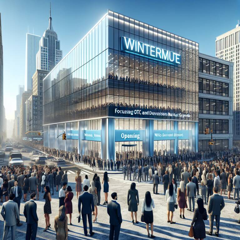 Wintermute Sets Sights On Expansion In New York With Opening Of New Office, Focusing On Otc And Derivatives Market Growth