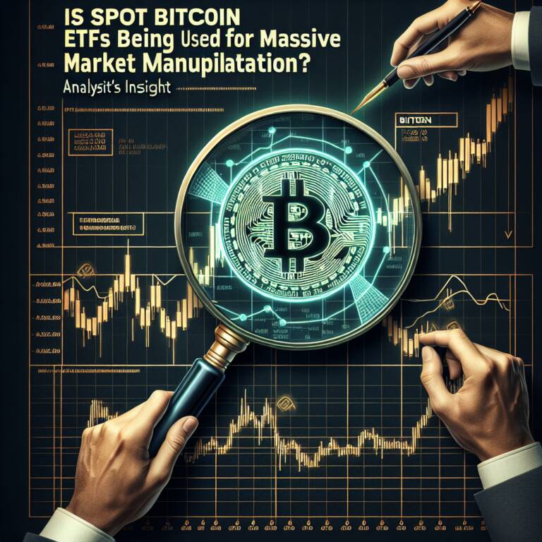 Is Spot Bitcoin Etfs Being Used For Massive Market Manipulation? Analyst's Insight