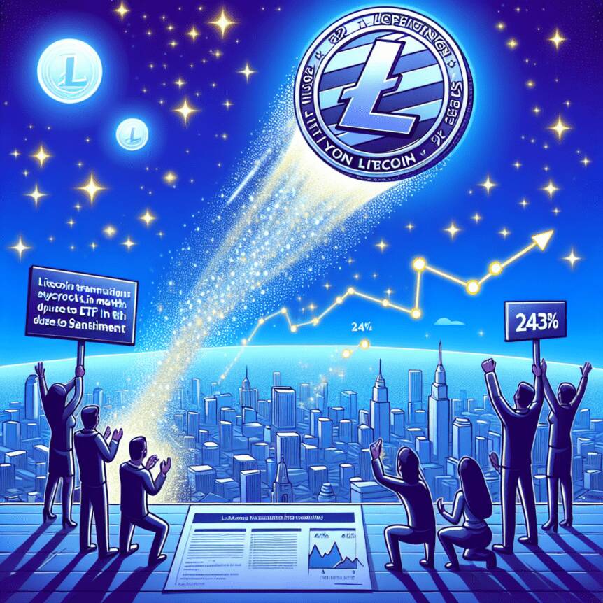 Litecoin Transactions Skyrocket 243% in 5 Months Due to ETF Excitement: Santiment Litecoin Transactions Skyrocket 243% In 5 Months Due To Etf Excitement: Santiment