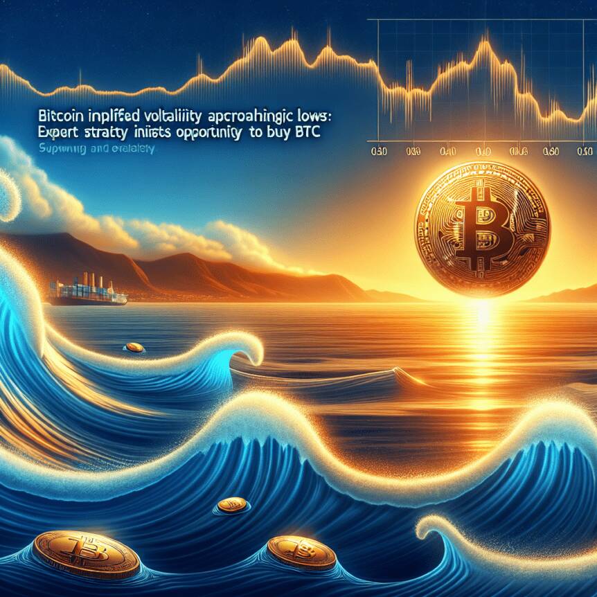 Bitcoin Implied Volatility Approaching Historic Lows: Expert Strategy Indicates Opportunity To Buy Btc