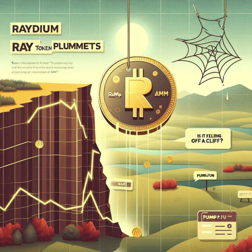 Raydium Ray Token Plummets As Pump.fun Allegedly Tests Amm: Is It "falling Off A Cliff"?