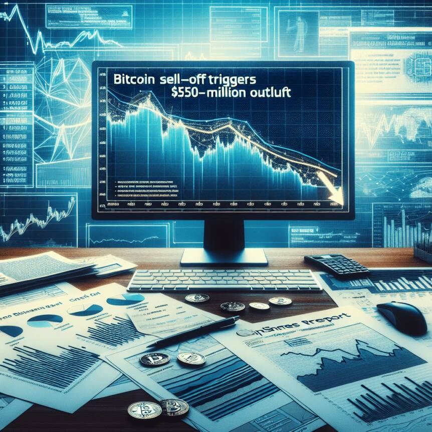 Bitcoin Sell-off Triggers $508 Million Outflow From Crypto Etps, Reports Coinshares