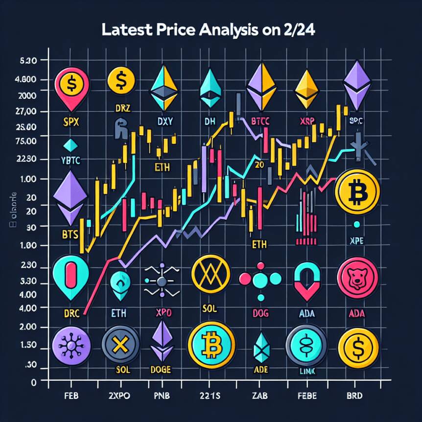 Latest Price Analysis On 2/24 For Spx, Dxy, Btc, Eth, Xrp, Bnb, Sol, Doge, Ada, And Link