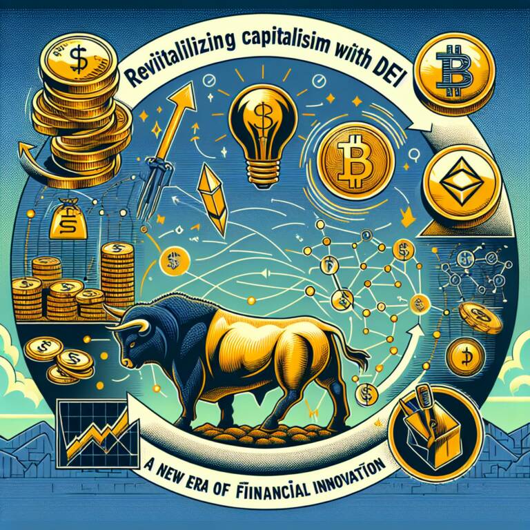 Revitalizing Capitalism With Defi: A New Era Of Financial Innovation